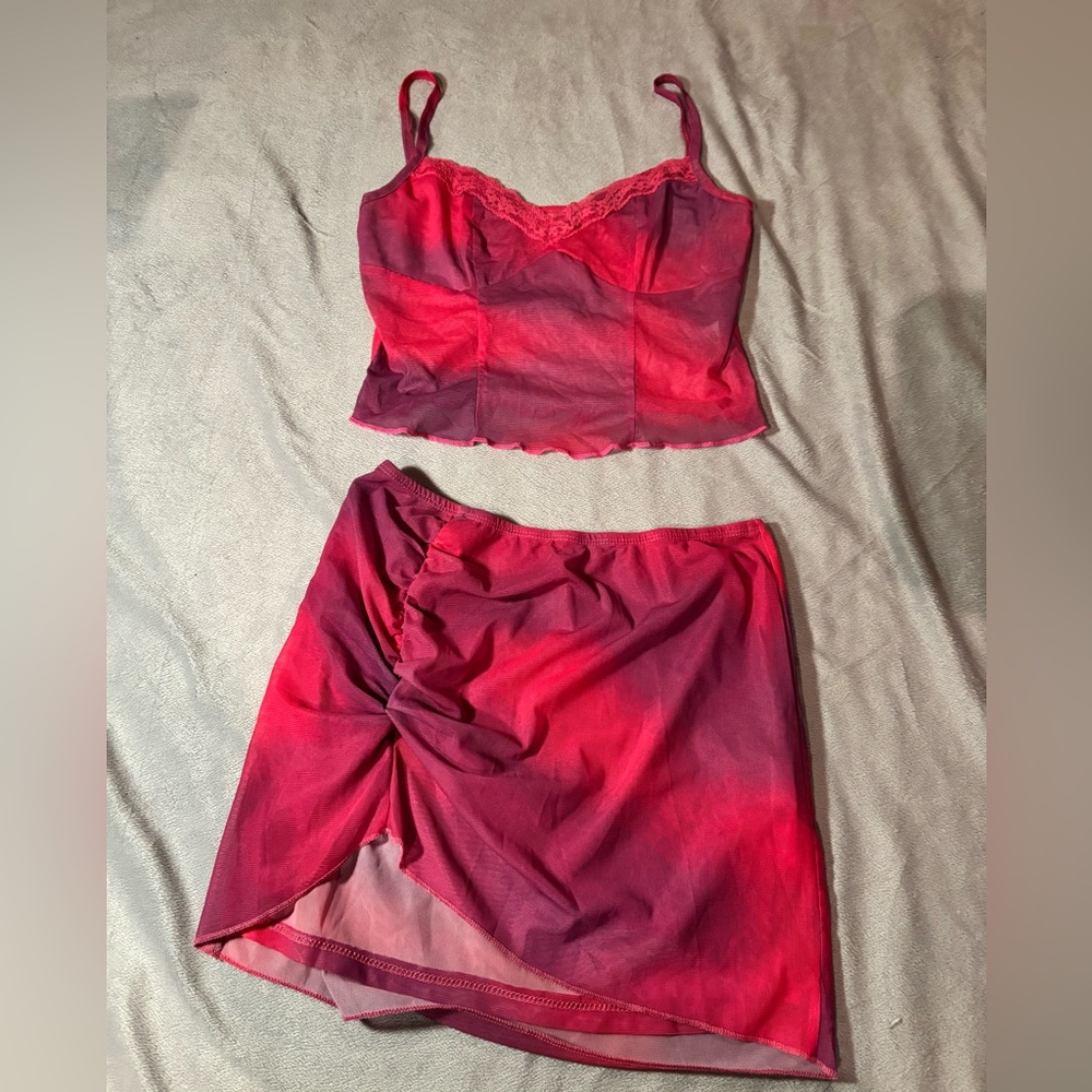 Elegant Red Skirt